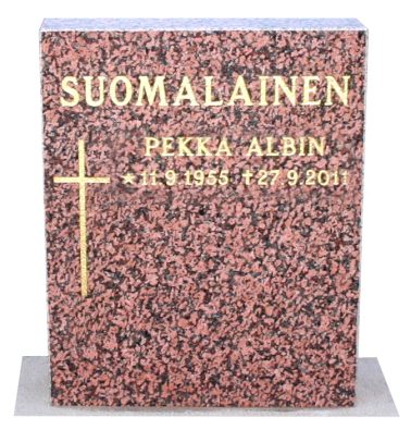 Punainen hautakivi 40 x 50 539 €