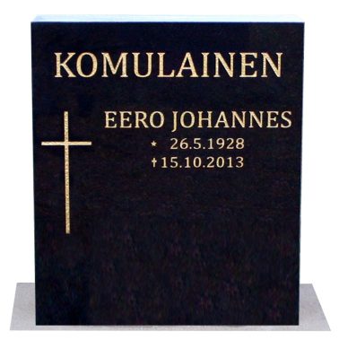 Musta hautakivi 50 x 60 719 €