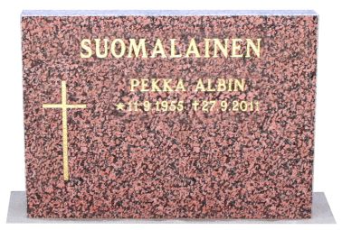 Punainen hautakivi 80 x 60 999 €